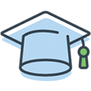 graduation cap icon